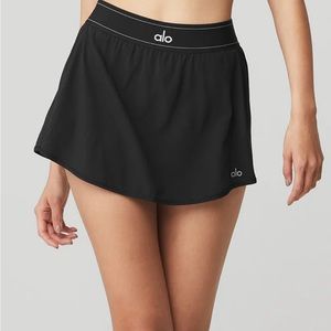 Alo Match Point Tennis Skirt NWT - M Black